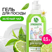 Средство Synergetic для мытья посуды зеленый чай 500 мл