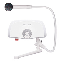 Водонагреватель проточный Royal Thermo Smartfix TS (6,5 kW) душ и кран электрический 6,5 кВт вертикальный