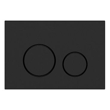 Клавиша смыва для инсталляций Cersanit Twins черная (63525)