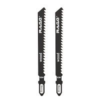 Пилки для лобзика Rage by Vira T111C (552025) по дереву L75 мм чистый рез (2 шт.)