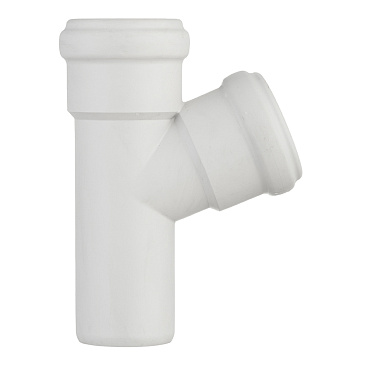 Тройник Ostendorf SKEA d58х58 мм 67° пластиковый бесшумный для внутренней канализации (332300)