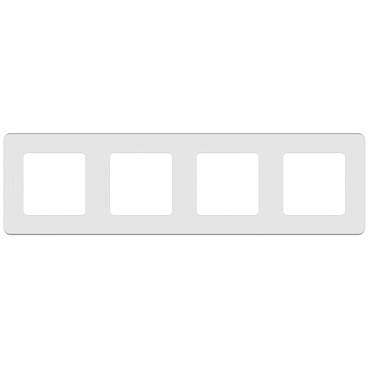 Рамка Legrand Inspiria четырехместная белая (673960)