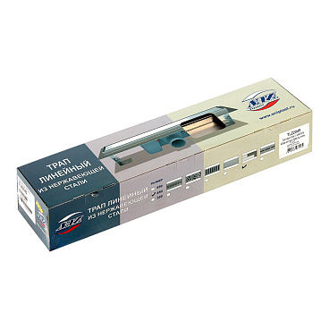 Лоток душевой АНИ пласт Мол с комбинированным затвором 62х450 мм d50 мм цельнометаллический (TLZ2045)