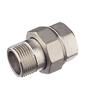 Американка прямая Valtec 1 ВР(г) х 1 НР(ш) латунная (VTr.341.N.0006)