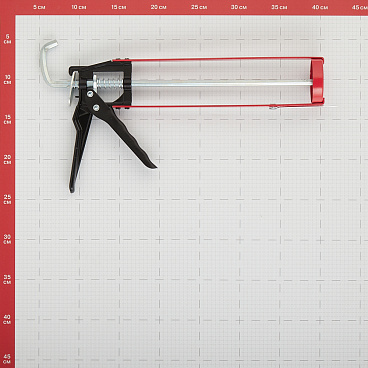 Пистолет для герметика стальной скелетный усиленный 310 мл Hesler