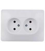 Розетка Systeme Electric Glossa встраиваемая белая (GSL000120)