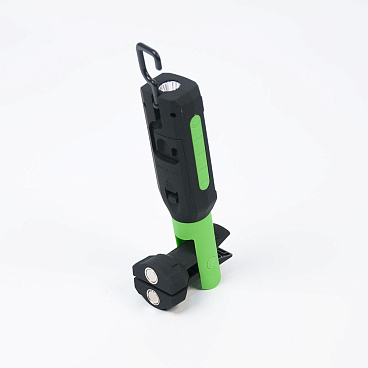 Фонарь ручной Gauss светодиодный 2 LED 10 Вт на батарейках AAA пластик 2 режима (GF503)