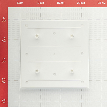 Панель декоративная для вентилятора KW Awenta PEG100 белое матовое стекло