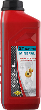 Масло для 2-тактных двигателей DDE минеральное 1 л (M-2T)