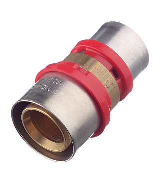 Соединитель прямой Tiemme 32(пресс) х 26(пресс)