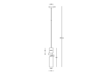 Подвесной светильник Maytoni MOD303PL-01CFL3