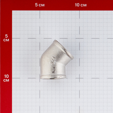 Угол Valtec 3/4 ВР(г) х 3/4 ВР(г) х 45° латунный (VTr.091.N.0005)