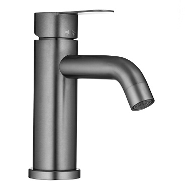 Смеситель для раковины Pura Latuno Swedbe графит однорычажный (L11301GT)