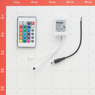 Контроллер для светодиодной ленты RGB Navigator (71476) 72 Вт 12 В с пультом