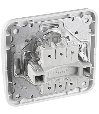 Выключатель Makel Mimoza трехклавишный встраиваемый белый (12091)