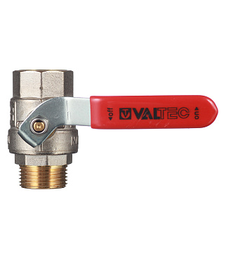 Кран шаровой латунный Valtec Base 3/4 ВР(г) х 3/4 НР(ш) ручка прямой (VT.215.N.05)