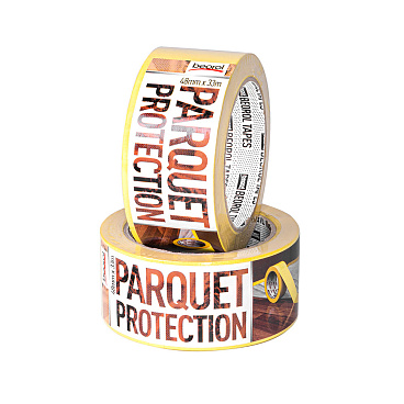 Лента малярная Beorol для паркета желтая 48 мм 33 м УФ-стойкая (PK48PT)