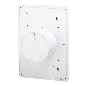 Вентилятор осевой Era Standard 4 с обратным клапаном с антимоскитной сеткой 180х250 мм d100 мм белый