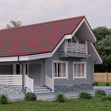 Лист волнистый Ондулин красная черепица 1,95х0,96 м 3,3 мм усиленный