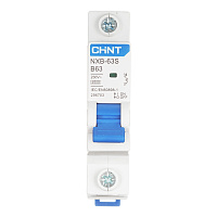 Автоматический выключатель модульный Chint NXB-63S 1P 63А тип B 4,5 кА 230 В (296703)