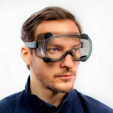 Очки защитные Delta Plus Ruiz закрытые с прозрачными линзами (RUIZ1VI)