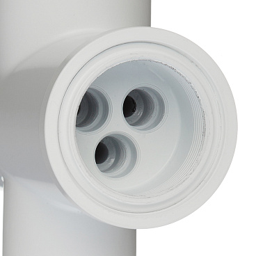 Смеситель для кухни Corsa Deco Pride белый с высоким изливом с подключением к фильтру однорычажный (966381)