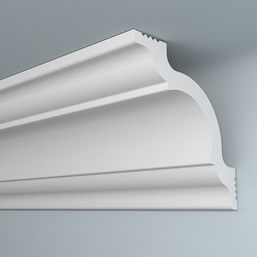 Плинтус потолочный из пенополистирола 50х50х2000 мм под натяжной потолок с возможностью светодиодной подсветки Плинтэкс I50/50SC