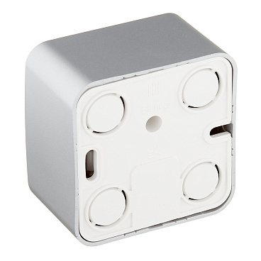Розетка компьютерная Systeme Electric Blanca накладная алюминий 2хRJ45 (BLNIA045453)