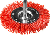 ЗУБР ″Профессионал″. Щетка дисковая для дрели, нейлоновая проволока с абразивным покрытием, 75мм