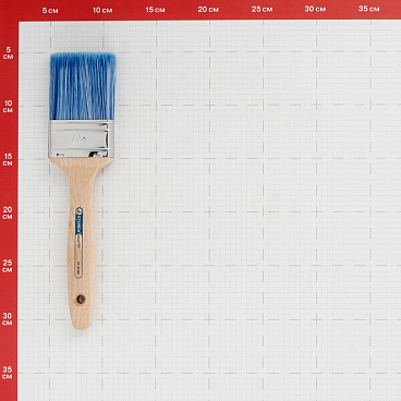 Кисть плоская искусственная щетина деревянная ручка Storch AquaTop 60х19 мм для красок на водной основе