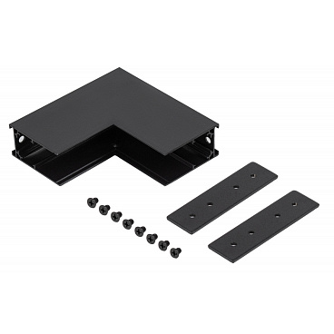 Коннектор для магнитного шинопровода L-образный Эра Nova черный (Б0054788/3075)