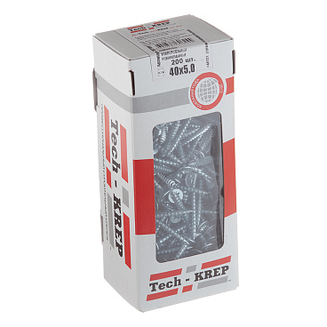 Саморезы универсальные 40x5,0 мм оцинкованные (200 шт.)