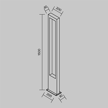 Садово-парковый светильник Outdoor O425FL-L20GF