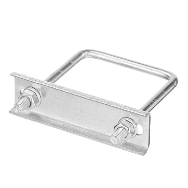 Крепление сетки/секции заборной к столбам 50х50 мм оцинкованное (3 шт.)