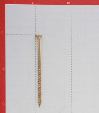 Саморезы по дереву 100x5,0 мм потайная головка конструкционные (6 шт.)