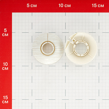 Обвод для труб ПВХ декоративный Идеал 16-22 мм ясень белый (2 шт.)