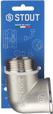 Угол Stout 1 1/4 ВР(г) х 1 1/4 НР(ш) латунный (SFT-0012-000114)