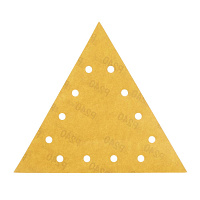 Лист шлифовальный треугольный Abraforce Gold 280 мм Р240 на липучку бумажная основа (3 шт.) (АМ191023)