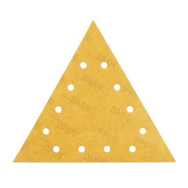Лист шлифовальный треугольный Abraforce Gold 280 мм Р240 на липучку бумажная основа (3 шт.) (АМ191023)