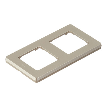 Рамка Legrand Inspiria двухместная шампань (673948)