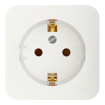 Розетка Systeme Electric Blanca накладная молочная компакт (BLNRA110112)