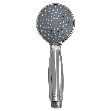 Лейка для душа Voda d85 мм 1 режим без шланга пластик хром (VSP04)