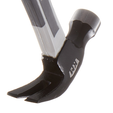 Молоток-гвоздодер КМ 560 г фибергласовая обрезиненная ручка (675302)