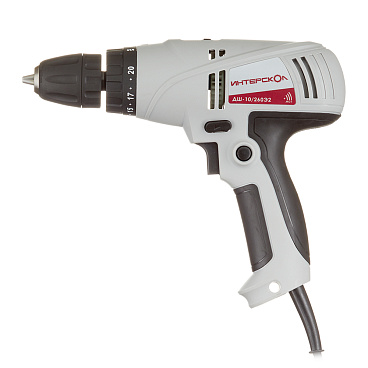 Дрель-шуруповерт сетевая Интерскол ДШ-10/260Э2 (211.1.1.00) 260 Вт