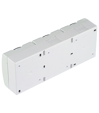 Розетка Simon 15 Aqua накладная белая со шторками с крышкой (1594447-030)