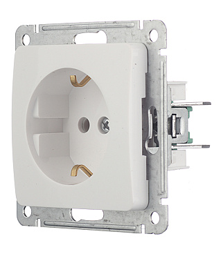 Розетка Hegel Master встраиваемая белая (РС16-411)