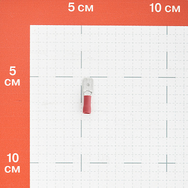 Разъем штекерный штыревой плоский изолированный КВТ РПИП d6,3 мм 0,25-1,5 кв. мм (30 шт.)