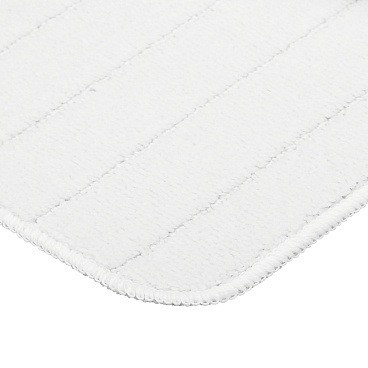 Коврик для туалета белый 50х60 см Fora Wave (FOR-PP-WAV50-60W)
