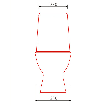 Унитаз-компакт Gesso Home de luxe W102 с косым выпуском с сиденьем пластик белый (9 012 357)