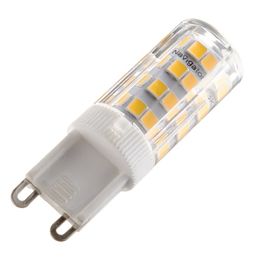 Лампа светодиодная Navigator G9 5 Вт 3000К теплый свет 220 В капсула (712665/71266)
